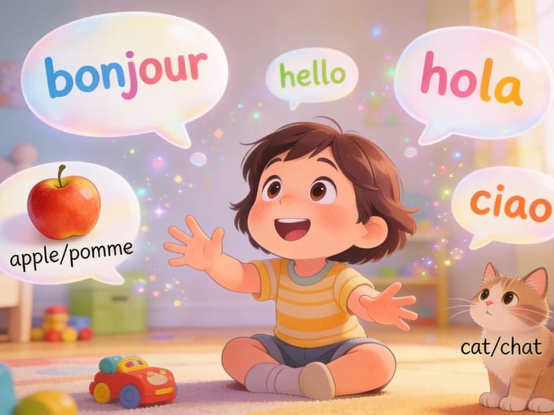 En combien de temps on apprend une langue quand on est un enfant ?